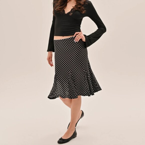 Zeia midi skirt - polka dots - Picture 1 of 6